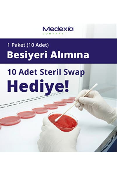 Medexia Company Hazır Koyun Kanlı Besiyeri + 10 Adet Swap