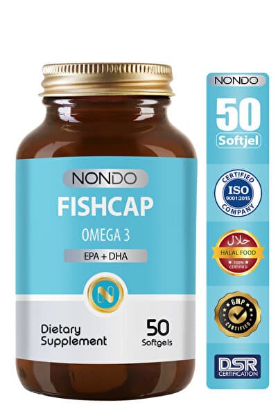 Nondo Fishcap Balık Yağı Omega 3 Epa Dha 1000 Mg 50 Yumuşak Jelatin Softgel Kapsül