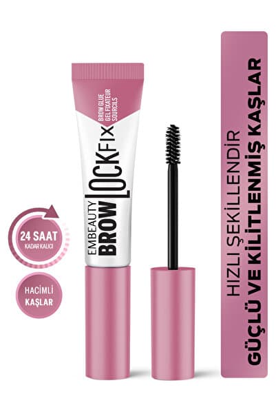 Brow Lock Fıx Laminasyon Etkili Kaş Sabitleyici Maskara (Şeffaf Biotin & B5 İçerikli)