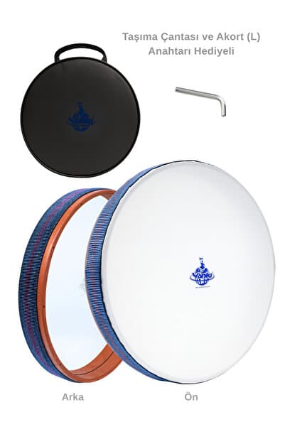 YANKI BN-41 Pvc Bendir 41 cm Akort Anahtarı ve Kılıflı Profesyonel Bendir