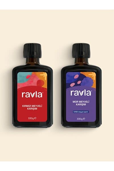 Ravla 2'li Ürün - Mor Meyveli Karışım 330g / Kırmızı Meyveli Karışım 330g