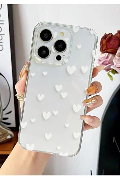 3GEN CASE İphone 15 Pro Max Kılıf Desenli Lüx Şeffaf Silikon Kılıf
