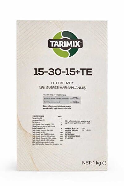 OLİMPUM TARIMIX 15.30.15 +TE (NPK Azot, Fosfor, Potasyum Bor, Demir, Mangan, Bakır, Çinko Içerikli Gübre)