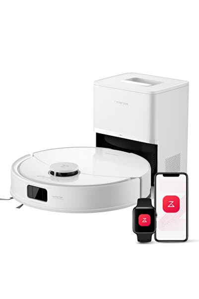 Q8 Max Pro Plus Akıllı Robot Süpürge Beyaz