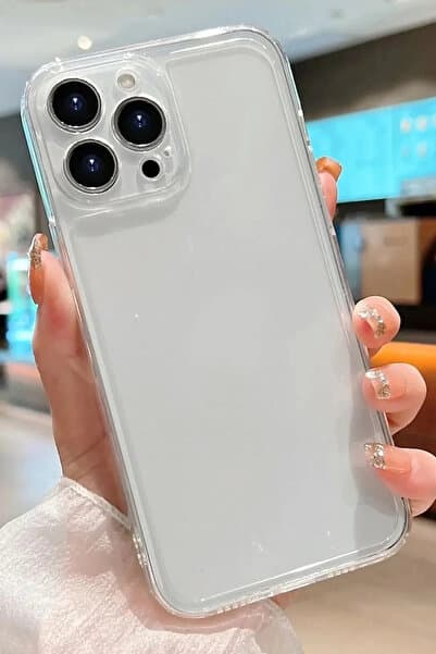3GEN CASE İPHONE 15 PRO MAX UYUMLU ŞEFFAF ESNEK SİLİKON KILIF (KAMERA KORUMALI)