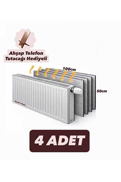 Ankaflex 4 Adet Petek Arkası Isı Yalıtım Levhası Alüminyum Folyo 4 Radyatör Arkalığı