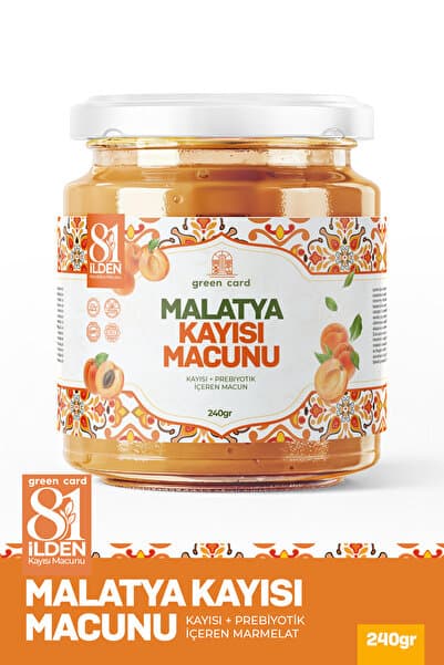 green card 81 İlden Malatya Kayısı Macunu