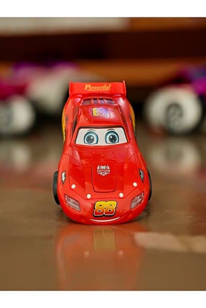WBC TOYS Cars Transformers Şimşek Mcqueen Işıklı Müzikli Sensörlü Şekil Değiştiren Araba Figür Oyuncak