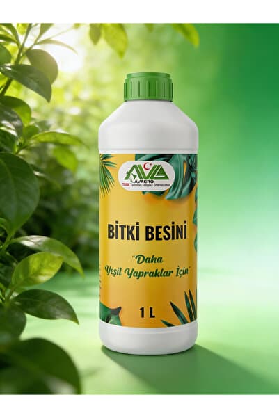 Avagro Tarım Yeşil Yaprak Bitki Besini 1000ml Kaliteli - Etkili - Yoğun Delüxe Bitki Vitamini Besleyicisi Gübre