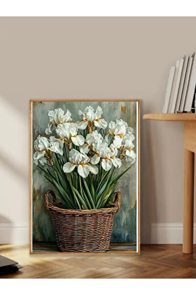 Tuba Decor Tek Parça Ahşap Çerçeveli Oturma Odası Salon Mutfak Tablo