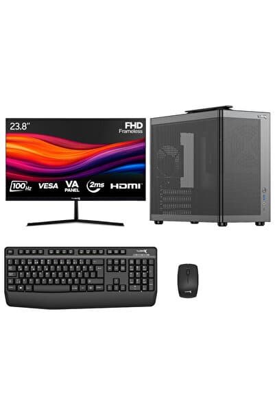 TURBOX Tx8500 i5 12400F 16GB DDR4 Ram 256GB SSD 4GB GT730 23.8 inç FHD Monitör Oem Paket