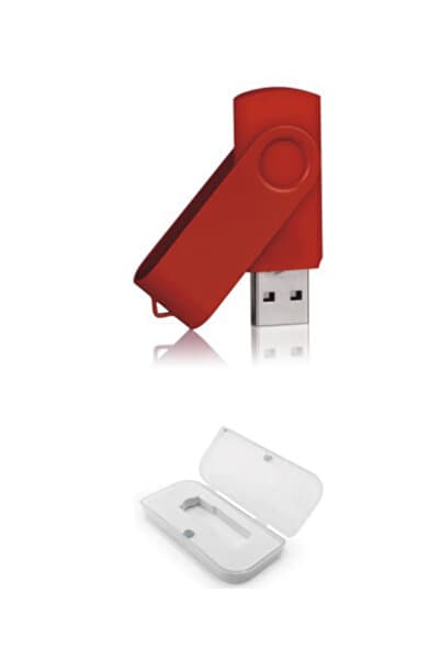 128 GB Metal Başlıklı Flash Bellek Ve Plastik Kutu
