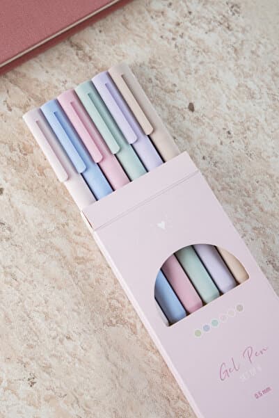 Matt Notebook 0.5 mm 6'lı Jel Kalem Seti