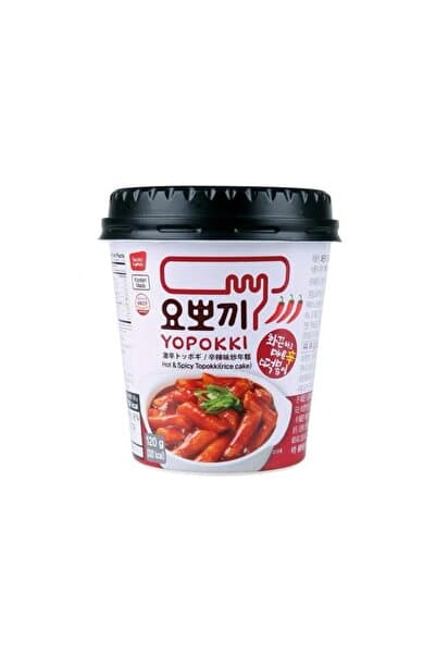 samyang Yopokki Instant Halal Tteokbokki Cup Hot Spicy Kore