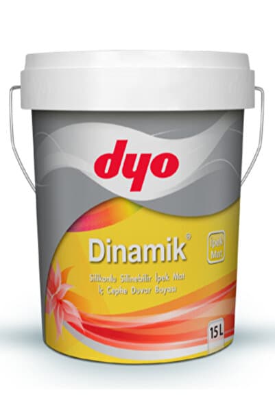Dyo Dinamik Silikonlu Silinebilir Ipek Mat Iç Cephe Duvar Boyası 7550 Yeni Çağıl 7.5lt/15 Lt