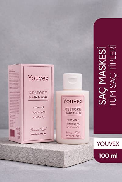 The Youvex Premium Touch Kuru Ve Yıpranmış Saçlar Için Yoğun Bakım Saç Maskesi 100ml