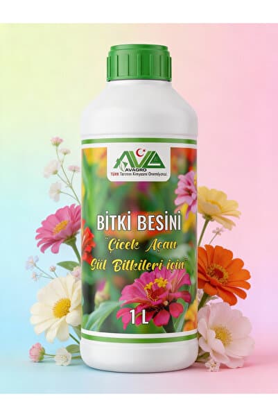 Avagro Tarım Çiçek Açtıran Bitki Besini 1000ml Kaliteli - Etkili - Yoğun Delüxe Bitki Vitamini Besleyicisi Gübre