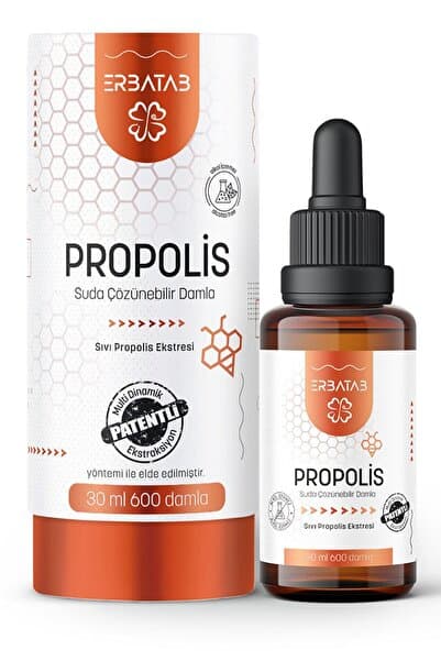Propolis Suda Çözünebilir Damla 30 Ml 600 Damla