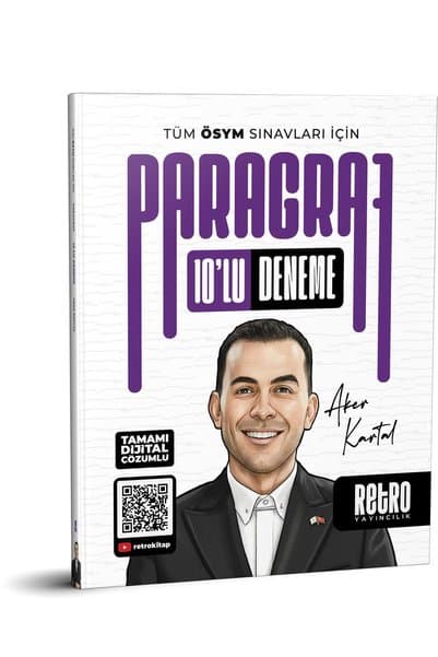 RETRO YAYINCILIK TÜM ÖSYM SINAVLAR İÇİN TYT KPSS ALES DGS AGS PARAGRAF 10 LU DENEME Retro Yayınları