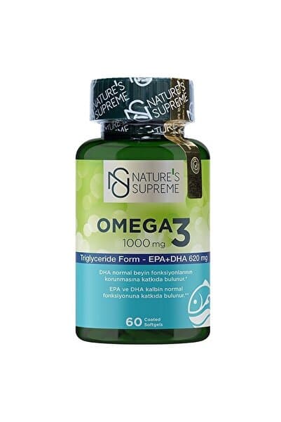 Natures Supreme Omega 3 1000 Mg 60 Kapsül