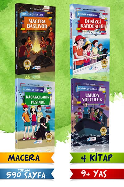 Harika Kitap Denizin Çocukları Serisi 4 Kitaplı Set - Mustafa Koçyiğit