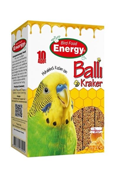 Pet Food Energy Ballı Muhabbet Kuşu Krakeri 10'lu - 3 Adet