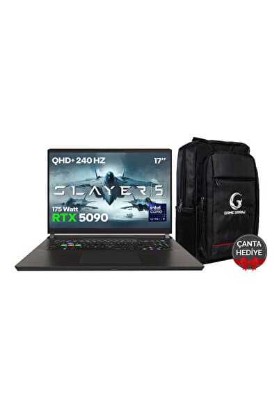Game Garaj Slayer5 9XL-5090 C2 Intel Ultra 9 275HX 32GB RAM 2TB SSD RTX5090 17" QHD+ IPS 240Hz FreeDOS Gaming