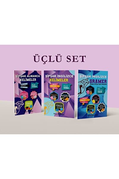 Şipşak İngilizce Şipşak İngilizce/Almanca 3'lü Set