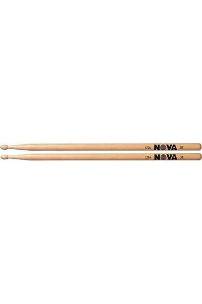 VIC FIRTH N5B Nova 5B Baget | Ekonomik Seri - Rock İçin - Ahşap Uç
