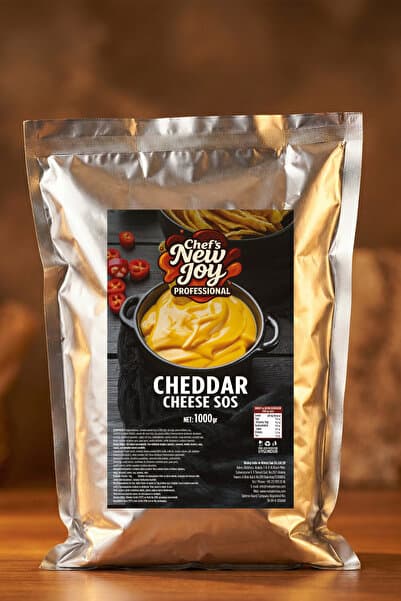 chef's new joy professional Cheddar Toz 1000 gr Çedar Peynir Sos Tozu