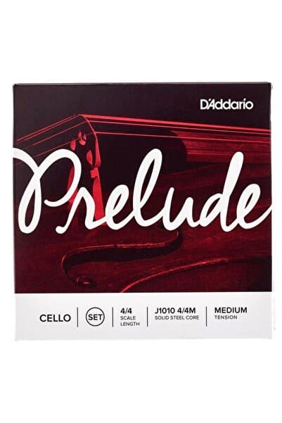 D'Addario D'Addario J1010 Prelude Çello Tel Seti (4/4) | Okul Orkestraları için İdeal Seçim Mükemmel Akort İs