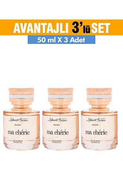 Alberto Taccini 3'Lü Set Ma Chérie Kadın Parfüm 50 ml