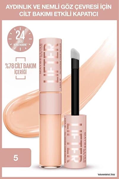 Maybelline New York Lifter Kafein ve Peptitler İçeren Nemlendiren ve Aydınlatan Kapatıcı - 05