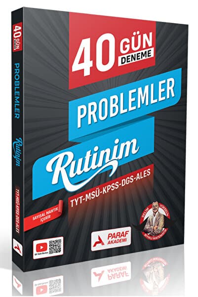 Paraf Akademi BIYIKLI MATEMATİK 40 GÜN PROBLEMLER RUTİNİM 40 GÜN DENEME