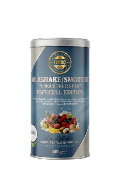 By Tüfekçi Karamel Milkshake Tozu 1000 Gr | Smoothie ve İçecek Tozu | Gerçek Şeker