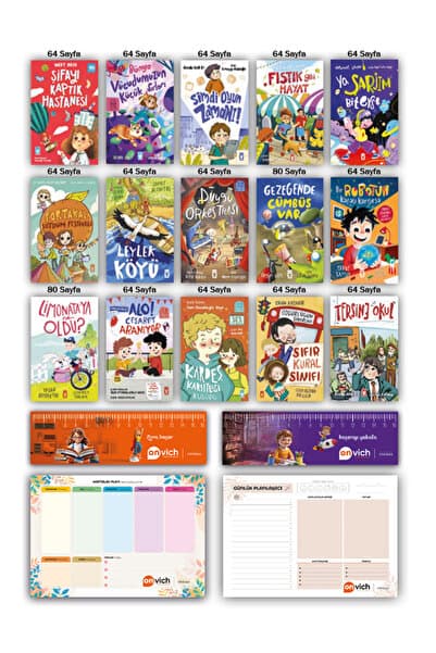 Timaş Çocuk 2 ve 3 Sınıf Hikaye Seti 15 Kitap - Şifayı Kaptık Hastanesi Bünyo Tersine Okul Sıfır Kural Sınıfı