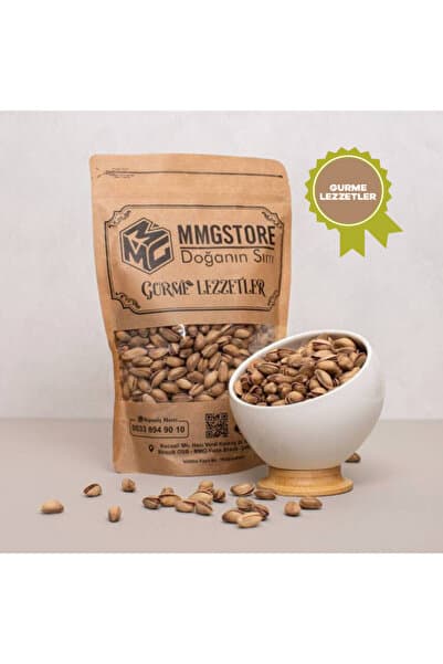 MMG Store Gurme Mmg Store Kavrulmuş Antep Fıstığı 500 gr Ana Çıtlak İri Taneli Lüks Kuruyemiş