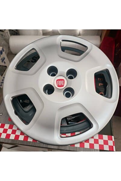 YK Fiat Fiorino/Doblo Uyumlu 15"inç 4 bijon Jant kapağı, Takım Halinde , Arma Hediyeli