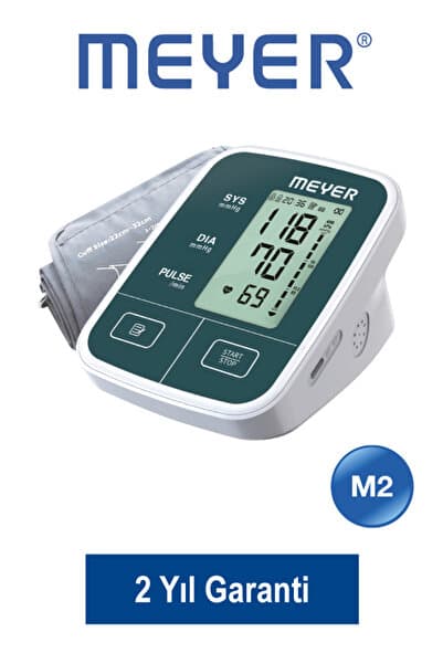 Meyer M2 Talky Üst Koldan Ölçer Konuşan Dijital Tansiyon Aleti (TÜRKÇE KONUŞMA ÖZELLİĞİ MEVCUT)