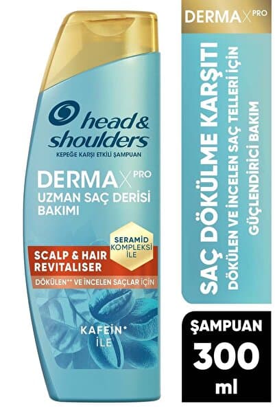 Head & Shoulders Dermaxpro Scalp & Hair Revitaliser Dökülme Ve Kepek Karşıtı Şampuan Kafein Ve Seramid