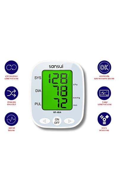 SANSUI Elektronik Koldan Ölçer Türkçe Konuşan Tansiyon Aleti