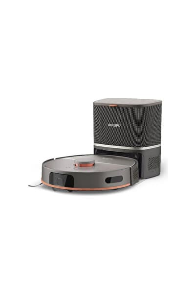 Philips 5000 Serisi Islak Kuru Robot Süpürge, Yüksek Emiş Gücü, Otomatik Boşaltma, HomeRun, Gri, XU5100/10