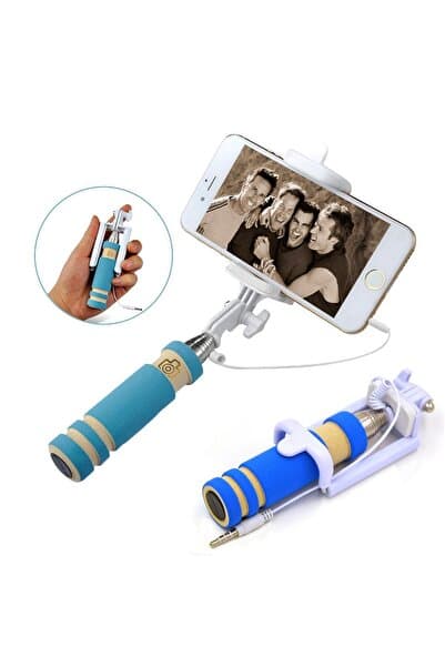 Genel Markalar Art002 X01 Selfie Çubuğu Kablolu Monopod Qs-48 Bernami Yeni