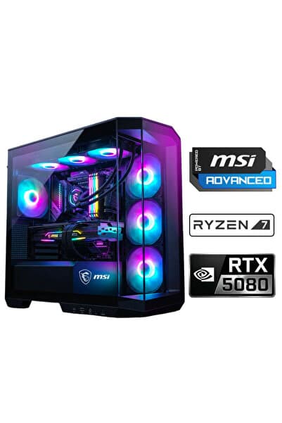 Xaser Velox x650 Ryzen 7 9800X3D 32GB DDR5 Ram 1TB M.2 NVMe SSD 16GB RTX5080 Sıvı Soğutmalı Msı Oyun