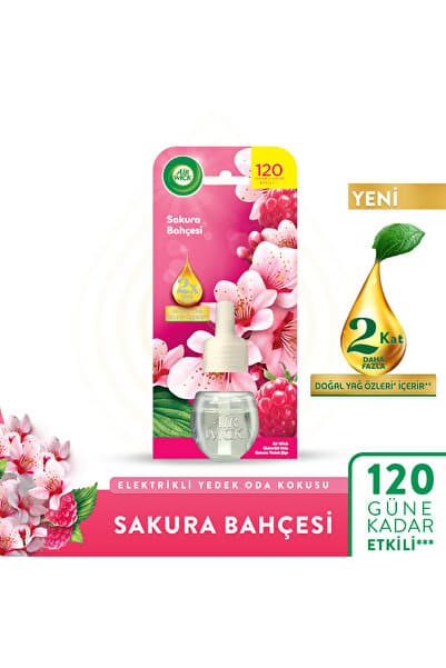 Elektrikli Oda Kokusu Yedek Şişe Sakura Bahçesi