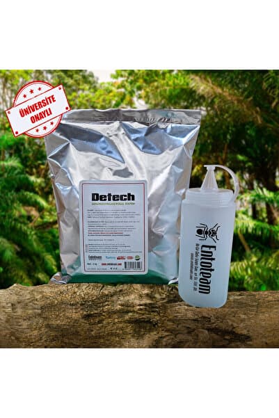 DETECH Doğal Diatom Tahtakurusu, Bit ve Parazit Tozu 1 Kg + Püskürtücü / Zehirsizdir