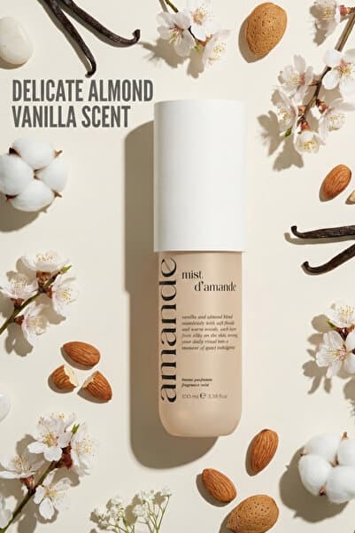 Amande Mist d’Amande Body Mist 100 ml | Vanilya ve Badem Kokulu Vücut Spreyi
