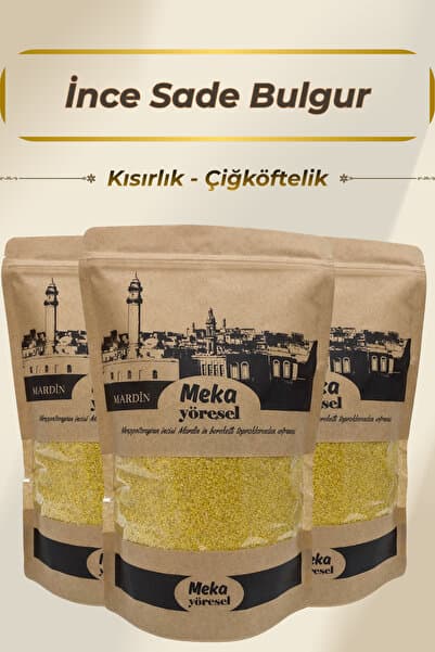 meka yöresel Mardin Kısırlık Çiğköftelik İnce Bulgur ◆ Sade ◆ Yöresel Doğal Ürün ◆ Geleneksel Lezzet 1 kg