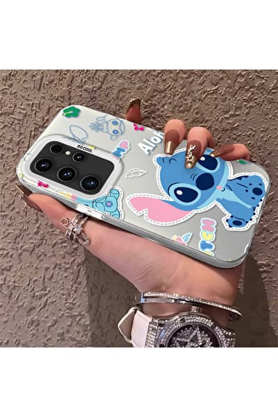 ARTISHELL Samsung Galaxy S23 Ultra Uyumlu, şık Stitch desenli şok korumalı telefon kılıfı.