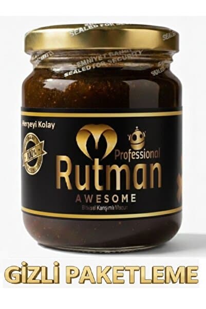 Herşeyi Kolay Rutman Bitkisel Çakşır Otlu Macunu 240gr Ginseng Tongkat Ali, Tribulus Kuvvetli Macun